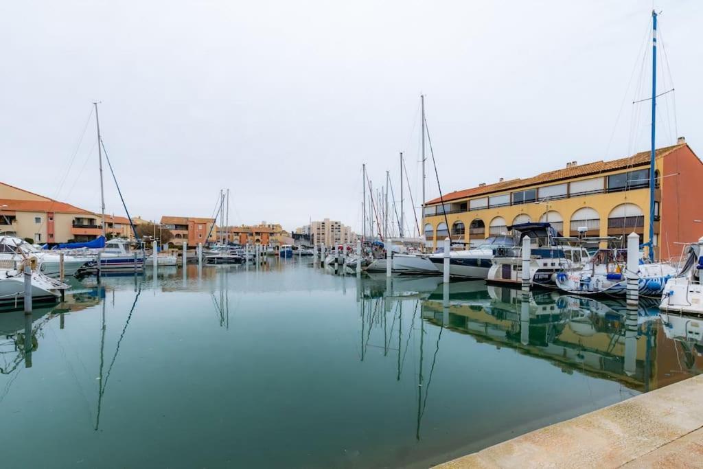La Perle Du Port * Terrasse * Clim * Mer A 5 Min * Chambre * Carnon-Plage Εξωτερικό φωτογραφία