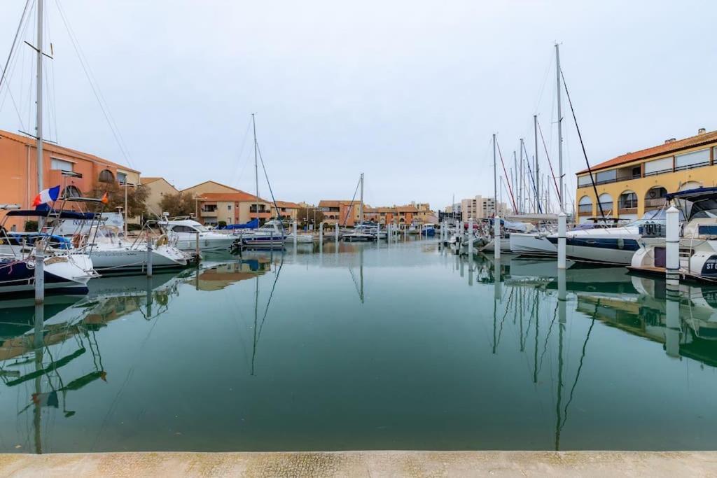 La Perle Du Port * Terrasse * Clim * Mer A 5 Min * Chambre * Carnon-Plage Εξωτερικό φωτογραφία